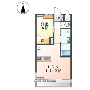 フープ・スター【1階】の間取り