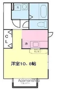 アヴァンセ・ティア【202号室】の間取り