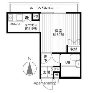 ライオンズマンション中野大和町【4階】の間取り