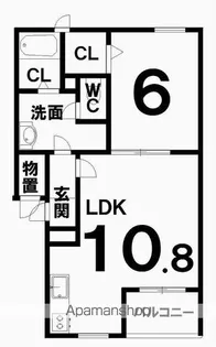 EAGLEV【3階】の間取り