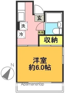エトワール羽根木【305号室】の間取り