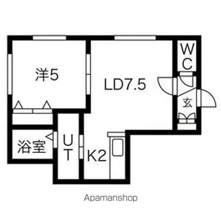 EAST BLUE【3階】の間取り
