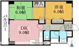 ヒル・イーストSS【6階】の間取り