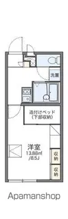 レオパレス西平【1階】の間取り