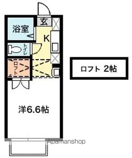 サニーライフ青山【203号室】の間取り