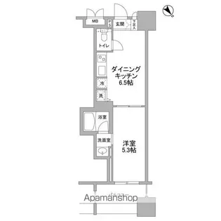 パークフラッツ横濱公園【4階】の間取り