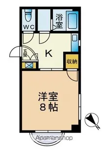 プリメール笠舞【205号室】の間取り