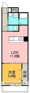 ルガーノⅢ【2階】の間取り