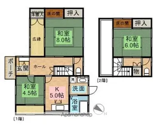 埼玉県白岡市小久喜【一戸建】の間取り