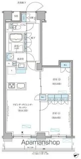 パークアクシス文京本郷【3階】の間取り