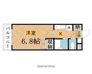 グランジュールMK【3階】の間取り