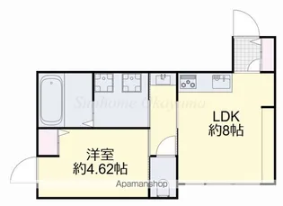 レガーレ原尾島【2階】の間取り