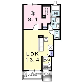 エレガンス【1階】の間取り