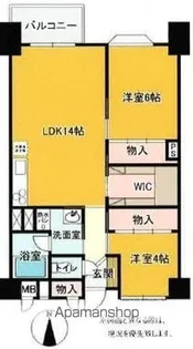 サニーコート高松 603号室【6階】の間取り