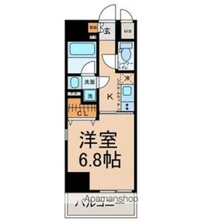 プレミアム黒川【8階】の間取り