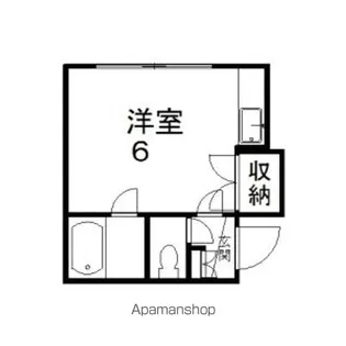 シャトレ大洋【201号室】の間取り