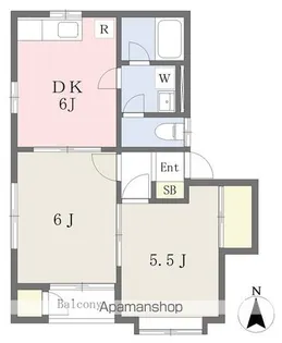 ソレアードI【1階】の間取り