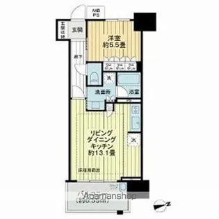 ザ・グランアルト栄【14階】の間取り