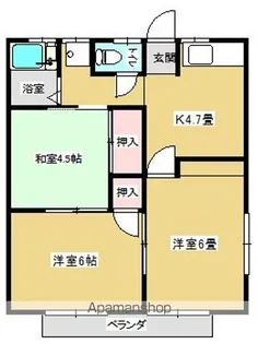 二本松ヒルズ【2階】の間取り