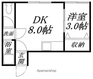 セントラルハイム【2-B号室】の間取り