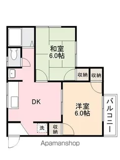 ハイツノガミ【2階】の間取り