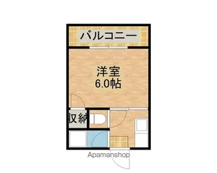 初鷹コーポ【105号室】の間取り