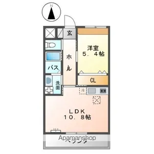 プランドールS【1階】の間取り
