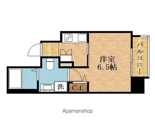 ワールドアイ大阪城EASTアドバンス【9階】の間取り