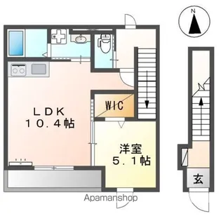 NEOHEIM(ネオハイム)【2階】の間取り