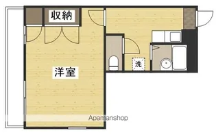 パレスTAKENAMI【101号室】の間取り