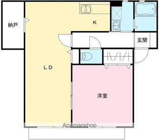 コンフォール【102号室号室】の間取り