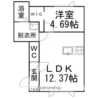 ルミナーレ公園A【2階】の間取り