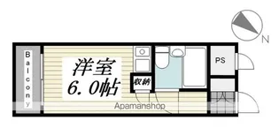 ロワイヤル・ユウ鹿島【410号室】の間取り