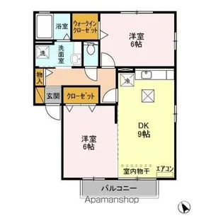 プロヴァンス【1階】の間取り