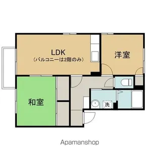 パークサイドシティC【102号室】の間取り