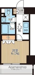 1Kの間取り画像