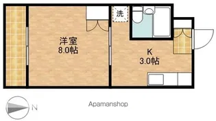 すみれ館Ⅲ【4階】の間取り