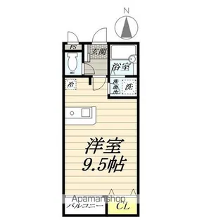 ポスト&ビーム木の家B【1階】の間取り