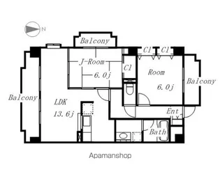 エクセレントみずの【10階】の間取り