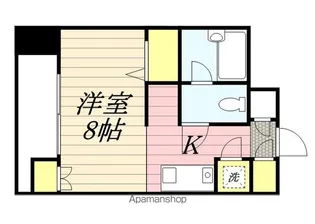 1Rの間取り画像