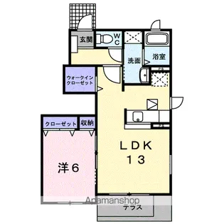 ヌーベルメゾン【1階】の間取り