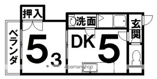 リゾナーレ南町【203号室】の間取り