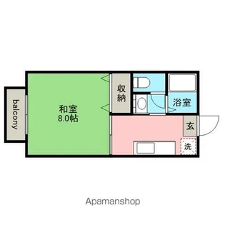 ラフォンテ・GOO【2階】の間取り
