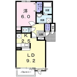 ファーストレジデンス【4階】の間取り