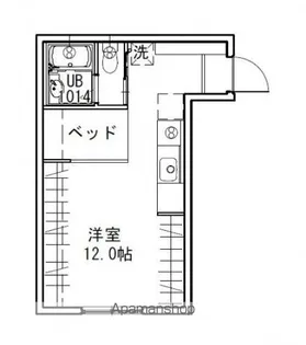 ハイドランジア草津【2階】の間取り