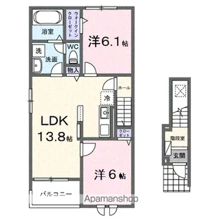 豊郷サンライフ【2階】の間取り