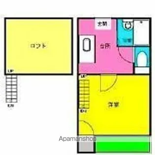 L・ソワール美野島【205号室】の間取り