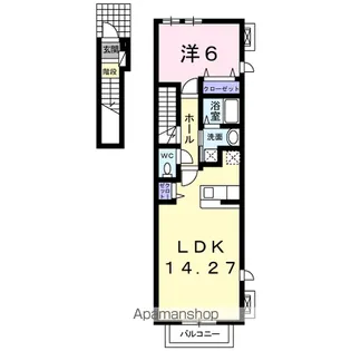オースティンハウスⅢ【2階】の間取り