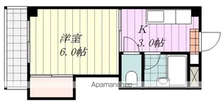 リバティ立花【5階】の間取り
