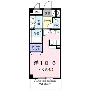 ヴェルデ カーサ【3階】の間取り